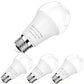 4-Pack Dusk to Dawn LED Light Bulbs, 75W Equivalent, Daylight 5000K 1,100LM, Automatic On/Off Outdoor Light, E26 A19 10W Bright Porch Light Bulbs, for Indoor/Outdoor Yard Patio Garage Garden