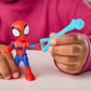 SPIDEY AND HIS AMAZING FRIENDS Marvel Team Spidey Copter, 3-Inch (7.6 CM) Action Figure & Toy Vehicle with Projectile, Super Hero Toys, Ages 3+