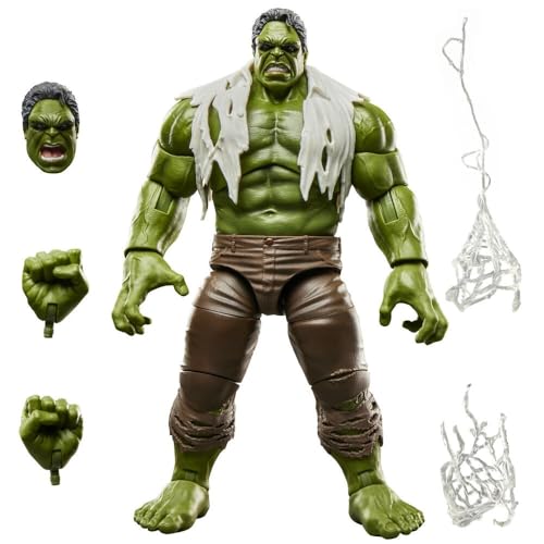 Marvel Legends Series Hulk, Spider-Man: Brand New Day Collectible 6-Inch Action Figure Set | Marvel Legends Spider-Man Brand New Day 7 Inch Action Figure Deluxe - Hulk