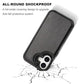 ONETOP Compatible with iPhone 17 Wallet Case with Card Holder, PU Leather Kickstand Card Slots Case, Double Magnetic Clasp and Durable Shockproof Cover 6.3 Inch (Black)