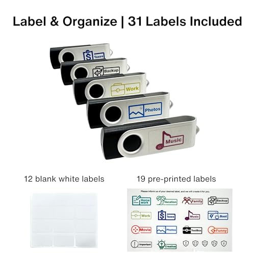 Enfain Enfain 16GB USB 2.0 Flash Drive 10 Pack | 160GB Total Swivel Thumb Dri ...