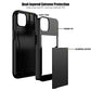 Nvollnoe Compatible with iPhone 15 Case with Card Holder Heavy Duty Protective Dual Layer Shockproof Hidden Card Slot Slim Wallet Phone Cover for Women&Men 6.1 inch(Black)
