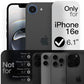 JETech Magnetic Slim Case for iPhone 17e (2026) / iPhone 16e Compatible with MagSafe, Camera Lens Full Protection, Ultra-Thin Lightweight Matte Finish Minimalist Phone Cover (Black)