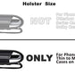 DeBin Holster for iPhone 17 17 Pro 16 16e 16 Pro 15, 15 Pro 14 13 12 11 X Xs 10 XR, Galaxy S25 S24, S23, S22 - Cell Phone Belt Holder Clip Case Pouch Cover (Fits Cellphone with Case on) Black