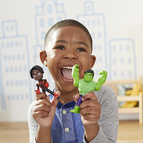 Spidey and his Amazing Friends Marvel Hero Reveal Multipack with Mask-Flip Feature, 4-Inch Action Figure Toys, Kids 3+ ( Exclusive)