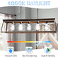 Edison Bulbs 60 watt Equivalent LED, E26 LED Bulb Non-Dimmable, 4000K Daylight White, ST58 Vintage Light Bulbs, 90+ CRI, 6W 600LM, E26 Medium Base, Clear Glass, 12 Pack
