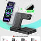 Wireless Charging Station Multiple Devices: 3-in-1 Phone Fast Multi Charger Stand for Apple Products iPhone 14 13 12 11 Pro Max XS XR X 8 Plus Watch 8 7 6 5 4 3 2 SE and AirPods 3 2 Pro