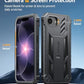 FNTCASE for iPhone 17e Phone Case: [Built-in Screen Protector & Kickstand] [Military-Grade Drop Protection] Heavy Duty Protective Full Body Shockproof TPU Rugged Protective Phone Cover Black