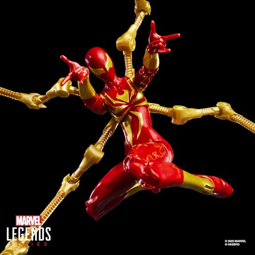 Marvel Legends Series Magic: The Gathering Mary Jane Watson (Iron Spider), 6-Inch Spider-Man Action Figure & Exclusive Foil Collectible Card Game Trading Card