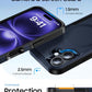 Magnetic for iPhone 17 Case Rugged Dual-Layer Shockproof Blue | Military-Grade Heavy Duty Protection, Fit for Magsafe, Matte Finish Scratch Resistant Anti-Fingerprint, Anti-Slip Phone Cover