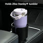 Upgraded Car Cup Holder Expander Adapter with Offset Adjustable Base, Compatible with Yeti 14/24/36/46oz Ramblers, Hydro Flasks 32/40oz, Other Large Bottles Mugs in 3.5"-4.0", 1 Pack