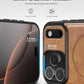 WTCASE Magnetic for iPhone 17 Pro Leather Case,Built-in Invisible Stand [Compatible with Magsafe] Protective Slim Kickstand Phone Cover for iPhone 17 Pro Case, Brown