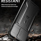 Poetic Revolution Case for Motorola Moto G Power 5G 2024 [Not Fit 2023 Version], [Slide Camera Cover], Full-Body Military Grade Shockproof Cover with Kickstand and Built-in-Screen Protector, Black