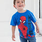 Marvel Spider-Man 4 Pack Pullover T-Shirts Toddler to Big Kid