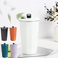 Stainless Steel Tumbler with Lid Cup Coffee Mug with Straw Cold Insulated Heat Resistant