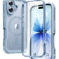 Diaclara Magnetic Designed for iPhone 17 Case 6.3 Inch Full Body Bumper,[Compatible with MagSafe] Military Drop Proof Cover with Built-in Touch Sensitive Anti-Scratch Screen Protector Blue