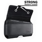 DeBin Case for Galaxy S26 S25 S24 5G S23, S22, S21, S20, S10, S9, A10e, A01, Note 10, Cell Phone Belt Holster Clip Pouch Holder Cover (Fits Samsung with Case on) Black