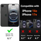 Diverbox for iPhone 16e Case & iPhone 17e Case [Compatible with MagSafe] [Shockproof] [Dropproof] [with Screen Protector ] Heavy Duty Protection Phone Cover (Black)