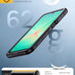 Lanhiem for Samsung Galaxy A26 Phone Case, IP68 Waterproof Dustproof, Built-in Screen Protector, Rugged Full Body Shockproof Protective Cover for Samsung A26 6.7", Black