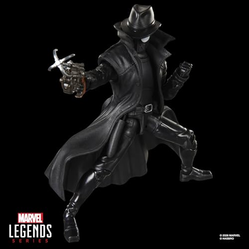 Marvel Legends Series Spider-Man Noir, Retro Cardback Spider-Man Comics Collectible 6-Inch Scale Action Figure ( Exclusive)