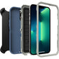 OtterBox Defender Series Screenless Edition Case for iPhone 13 Pro Max & iPhone 12 Pro Max (Only) - Holster Clip Included - Microbial Defense Protection - Non-Retail Packaging - Fort Blue