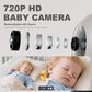 Kidsneed Baby Monitor with Camera and Audio - 5 inch 720P Video Baby Monitor, No WiFi, 48H Battery Life, Night Vision, Two Way Talk, Remote Pan Tilt Zoom, Thermal Monitor，1000 ft Range （530）