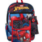 Marvel Spider-Man Miles Morales and Spidey 5-Piece 16" Youth Backpack Combo Set