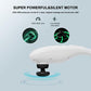 MEGAWISE Handheld Back Massager | Deep Tissue Percussion Relief for Back, Neck, Shoulders, Waist Legs, Full Body for Improved Blood Circulation and Fatigue Relief (Pearl White 6Ft Corded)