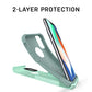 OtterBox iPhone XR Commuter Series Case - BESPOKE WAY (BLAZER BLUE/STORMY SEAS BLUE), Slim & Tough, Pocket-Friendly, with Port Protection