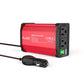 ALLWEI 300W Power Inverter 12V DC to 110V AC Car Inverter with 27W PD USB-C &18W USB-A Fast Charging, Car Charger Cigarette Lighter Adapter for Phone, Laptop and Small Devices on Road Trip-Red