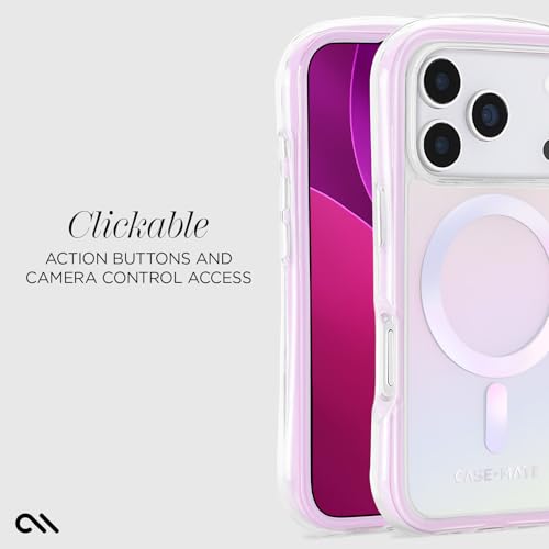 Case-Mate Jelly Pop Soap Bubble iPhone 17 Pro Case [Compatible with MagSafe] - Stylish Phone Case for Women with 16ft Drop Protection - Premium Magnetic Cover for iPhone 17 Pro - Iridescent