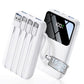 Power Bank, 22.5 W 15000 mAh Mini Power Bank, Fast Charging USB-C Portable Charger, PD 3.0 QC 3.0 External Mobile Phone Batteries, 6 Outputs & 3 Inputs, Compatible with iPhone, Tablet and More