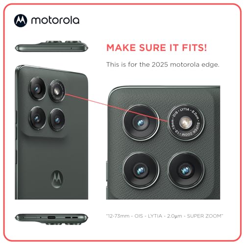 Motorola Edge (2025) Black Protective Case - Precision fit, Stylish Shock Absorbing Phone Case