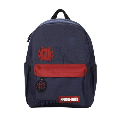 Spider-Man Classic Spider-Man Line Art 16.5” Adult Black & Red Backpack