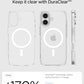 Spigen Ultra Hybrid MagFit Case for iPhone 17 - Clear White | MagSafe Compatible, Anti-Yellowing Crystal Clarity, Patented Air Cushion, MIL-STD-810H Military-Grade Drop Protection