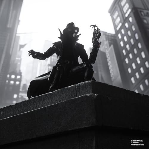 Marvel Legends Series Spider-Man Noir, Retro Cardback Spider-Man Comics Collectible 6-Inch Scale Action Figure ( Exclusive)