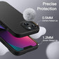 JETech Silicone Case for iPhone 13 6.1-Inch, Silky-Soft Touch Full-Body Protective Phone Case, Shockproof Cover with Microfiber Lining (Black)