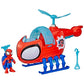 SPIDEY AND HIS AMAZING FRIENDS Marvel Team Spidey Copter, 3-Inch (7.6 CM) Action Figure & Toy Vehicle with Projectile, Super Hero Toys, Ages 3+