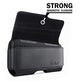 DeBin Holster for iPhone 17 17 Pro 16 16e 16 Pro 15, 15 Pro 14 13 12 11 X Xs 10 XR, Galaxy S25 S24, S23, S22 - Cell Phone Belt Holder Clip Case Pouch Cover (Fits Cellphone with Case on) Black