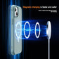 SKYLMW Compatible with iPhone 15 Case with Invisible Magnetic O-Ring Stand Military-Grade Translucent Case for iPhone 15 6.1" [Compatible with Mag-Safe][Great Grip Feeling], Blue