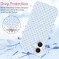 Hython for iPhone 17 Case Cute Polka Dot Aesthetic Design Simple Cover 6.3", Thin Slim Anti-Scratch Soft TPU Bumper Shockproof Rubber Protective Phone Cases for Women Girls Girly Boys, Blue