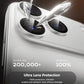 MAGIC JOHN 2 Pack Camera Lens Protector for iPhone 17 Pro Max, Full Coverage, Metal Aluminum Alloy Camera Lens Film, HD Clear, Scratch Resistant, Case-Friendly, Sliver