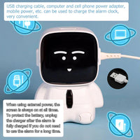 Astronaut Cute Emotions Digital Alarm Clock, Kids LED Electronic Clock Snooze Mode, Loud Volume, 8 Levels of Volume Adjustment, Many Types of Ringtones With Countdown Timer Clock For Children Birthday Present, Home Decor, Return Gifts.