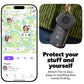 Life360 Tile - Bluetooth Tracker, Keys Finder and Item Locator for Keys, Bags and More. Phone Finder. Both iOS and Android Compatible. 2-Pack (Black/White)