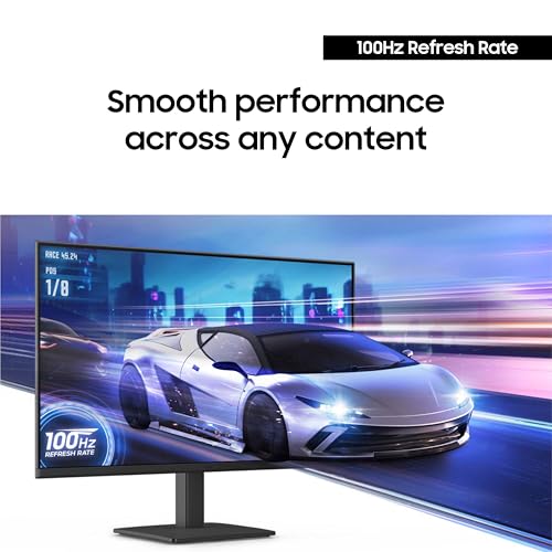 Samsung 27" (S30GD) Essential Monitor with IPS Panel and Tilt Only Stand, 100Hz Refresh Rate, Ergonomic Design, Advanced Eye Care, Game Mode, LS27D304GANXZA