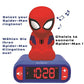 LEXiBOOK, Spider-Man Nightlight Alarm Clock, RL800SP | Sounds & Melodies, LCD Backlit screen, Luminous, Snooze, Blue
