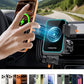 MOKPR Wireless Car Charger, Auto Clamping Car Charger Dash Windshield Air Vent Phone Holder Compatible with iPhone 17 16 15 14/13/13 Pro/12 pro/12/11/X/8, Samsung S24/S23/S22