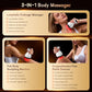 Lymphatic Drainage Massager & Anti Cellulite Massage Tool, Helps Reduce Stretch Marks & Cellulite, for Legs, Arms & Belly, Body Sculpting Machine with Microcurrent & Red-Light & Heat & Vibration