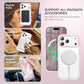 BENTOBEN Magnetic for iPhone 17 Pro 6.3" Case, Compatible with Magsafe Military Shockproof Protective Cute Transparent Slim Anti-Yellowing Phone Case for iPhone 17 Pro Cover, Clear Pink