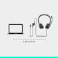 Logitech H390 Wired Headphones with Mic, USB-A Headset with Microphone for PC, Noise Cancelling Microphone for Video Meetings, Music, Gaming - Black